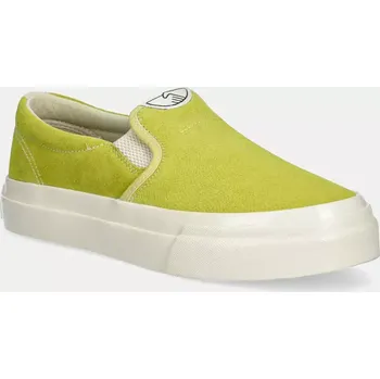 Pánská móda Tenisky Stepney Workers Club LISTER RAW SUEDE, 37, zelená, 71X