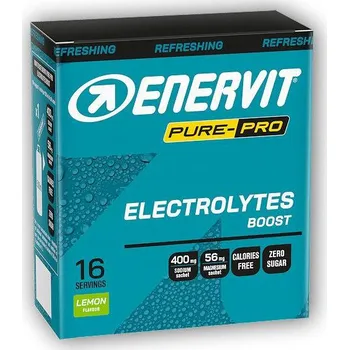 Iontový nápoj Enervit Electrolytes boost pure pro 16 x 4g Citron