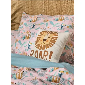 Povlak na dekorativní polštářek Sinsay - Povlak na polštář se vzorem - krémová - 318EL-12X - 318EL-12X-ONE