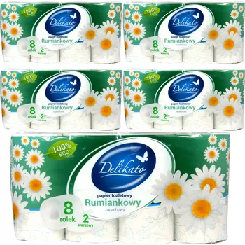 Toaletní papír Vlhčený toaletní papír Delikato 8 ks