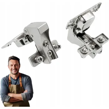 Nábytkové kování Nábytkový závěs GTV paralelní s krátkým ramenem, s tlumením dovírání + vodící lišta