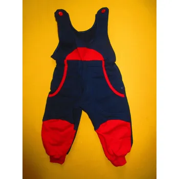 Pletex, ČR Tepláky s laclem Míša 2 Barva: tmavě modrá+červená, Velikost: 104