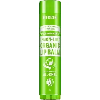 Péče o rty Balzám na rty Dr. Bronner's 4 g – hydratační, ochranný, regenerační a vyhlazující (ochrana proti slunci i chladu)