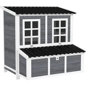 kurník PawHut D51-446V00LG 100 x 100 x 86 cm