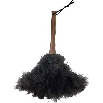 Parní čistič MSV prachovka z pštrosího peří s bambusovou rukojetí, 33 cm