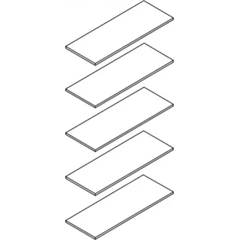 police BRANDSON police do skříně 2d2s bílé