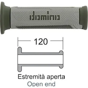 Chránič řídítek pro čtyřkolku Rukojeti DOMINO Turismo 184170210 grey/green 184170210