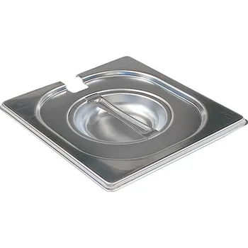 Víko GN 1/6 otvor pro naběračku nerez | REDFOX - VGN 1/6 N