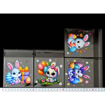 Celofánový sáček s potiskem - Velikonoční zajíček - 4