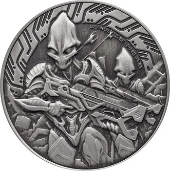 Scottsdale Mint Samoa Alien stříbrná mince 1oz 2024 Antique