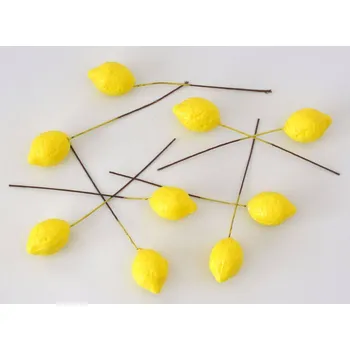 umělá květina Citron na drátku 1 ks
