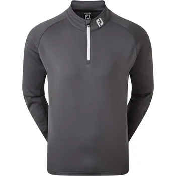 Pánská mikina FootJoy Chill-Out Pullover pánská golfová mikina, tmavě šedá