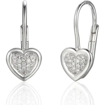 Náušnice Gems, Diamantové dívčí náušnice Lisa v bílém zlatě, 585-38-3-1113.1B00.0.00.HSI1.000.07