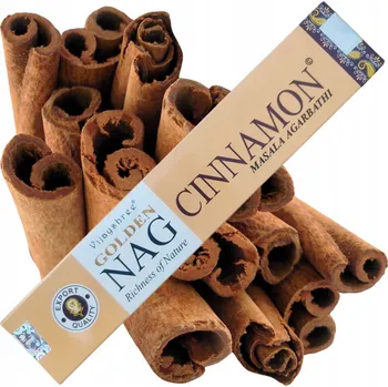 Čajovna TYČINKOVÉ KADIDLO MASALA GOLDEN NAG CINNAMON 15g - SKOŘICE, BOHATSTVÍ PŘÍRODY