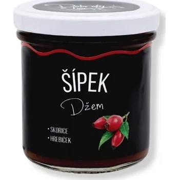 Dobroty z hor Džem Šípek - hřebíček, skořice Hmotnost balení: 155 g