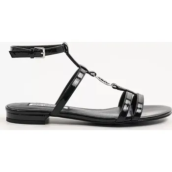 Dámské sandále Kožené sandály Karl Lagerfeld ALISSO dámské, černá barva, KL82525 KL82525.000 99X, EUR 36