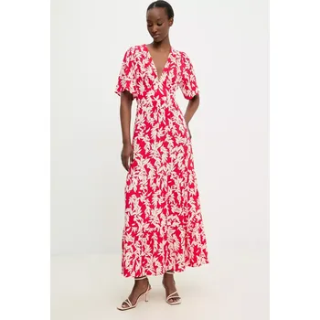 Dámské šaty Šaty Answear.LAB růžová barva, maxi 63811.3.fjk 30X, vel. L