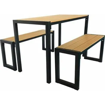 Zahrada Gardiva záhradný stôl s lavičkami