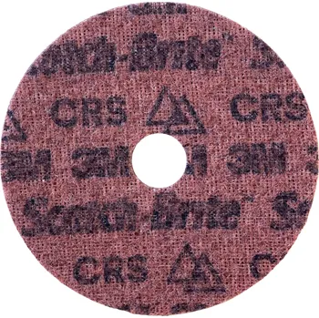 Brusný kotouč 3M PN-DH Scotch-Brite Precision Surface Conditioning Disc, Coarse CRS, otvor 22 mm Průměr: 125 mm