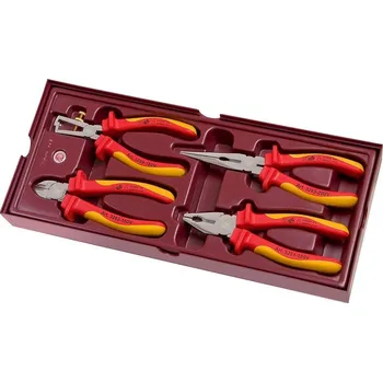 Ruční nářadí KRAFTWERKTOOLS Sada kleští ergokraft VDE 1000V COMPLETO 4ks PROFI Line