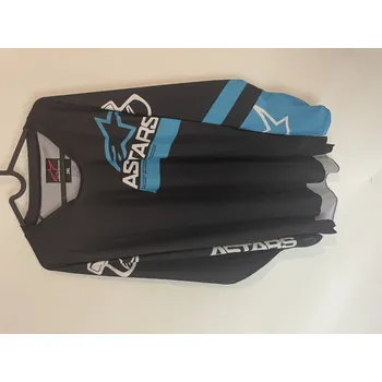 Moto dres Motokrosový dres ALPINESTARS černá/bílá/modrá Vel: XXL výprodej zboží
