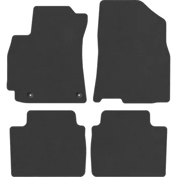 autokoberec Kobercové rohože Edecor velurové 4 ks