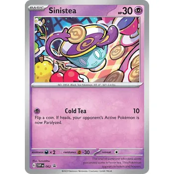 Společenská hra Pokémon karta Sinistea SVP 062 Holo