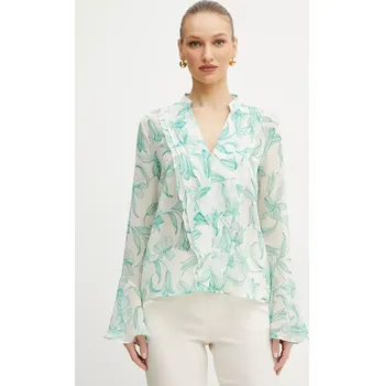 Dámská halenka Halenka Marella Emme by Marella dámská, béžová barva, vzorovaná, 2515111122200 01X, vel. 38