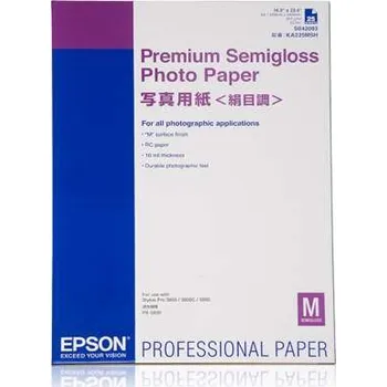 Fotopapír Epson Premium Semigloss Photo Paper A2, 25 listů C13S042093