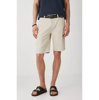 Kraťasy Medicine pánské, béžová barva, melanžové RS25.SZM901 08M, vel. M