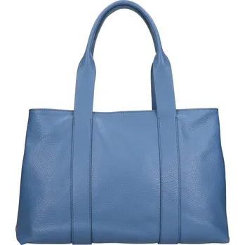 Kabelka Dámská kožená kabelka Italia Marlen - modrá