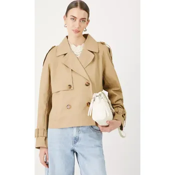 Dámský kabát Krátký trenčkot Medicine zelená barva, oversize RS25.KUD410 19X, vel. XL