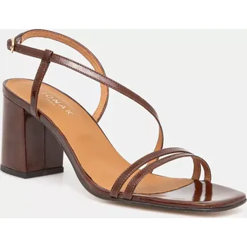 Dámské sandále Kožené sandály Jonak VAKA 3800048 hnědá 88X, EUR 38