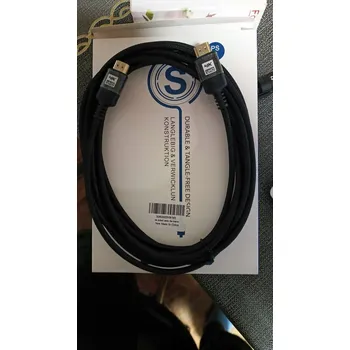 Video kabel HDMI Kabel - HDMI 4K FULL HD 3D Opletený 5M V2.0