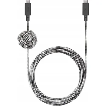 Datový kabel Kabel Native Union USB-C - USB-C 3 m bílý