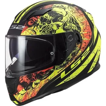 Helma na motorku LS2 FF320 STREAM EVO THRONE BLACK H-V YELLOW (103205451-MASTER) 103205451-MASTER