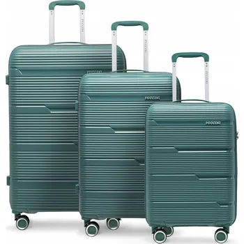 PUCCINI Sada CESTOVNÍCH KUFRŮ Tvrdé Polypropylenové 3v1 PP023-5