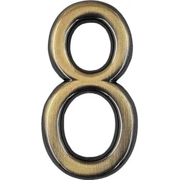 Domovní číslo číslo 75mm bronz "8" Bronz