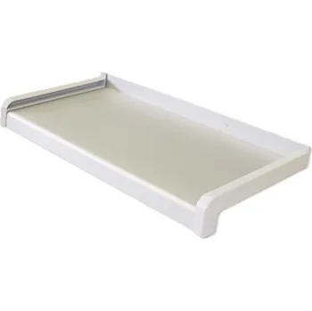 Parapet Venkovní parapet z taženého hliníku stříbrná elox š. 195mm Venkovní parapet z taženého hliníku stříbrná elox š. 195mm