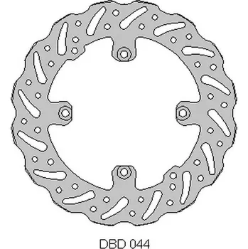 Brzdový kotouč Přední brzdový kotouč BETA 250 RR '05-12, 525 RR '05-12, WAVE (260X120,3X4MM) (4X8,5MM) (NG1263), DELTA BRAKING