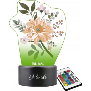 Lampička Noční lampa Plexido vícebarevná