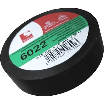 Izolační páska Izolační páska 0,15mm Scapa 6022 19mm/25m černá