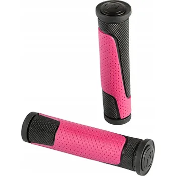 grip Gripy na řidítka ACCENT Comet 2D černo-růžové 610-06-1283_ACC 125 mm