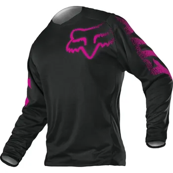 Moto dres FOX Wmn Blackout Jersey - Black/Pink MX22 (12337-285-MASTER) 12337-285-MASTER