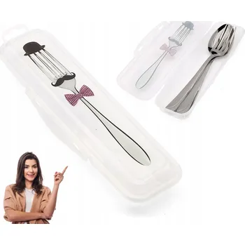 Úložný box Krabička krabička na cestovní příbory LUXITO Mix vzorů