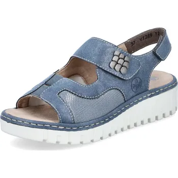Dámské sandále Dámské sandály Rieker V1389-12 Barva: Modrá, Velikost: 39