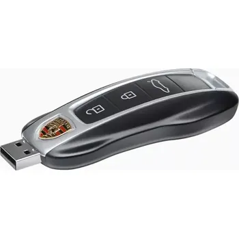 Notebook PORSCHE DESIGN USB stick car key USB paměťová karta ve tvaru dálkového ovládání vozu 64GB černá