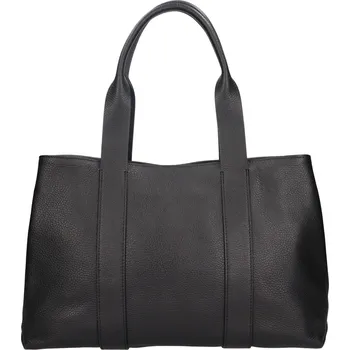 Kabelka Dámská kožená kabelka Italia Marlen - černá