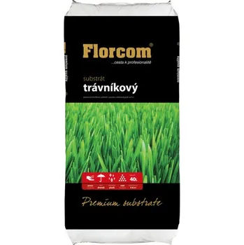 Substrát Florcom Premium trávníkový substrát 40 l