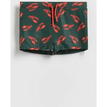 Reserved - Plavecké kraťasy - tmavě zelená - 885DY-79X - 885DY-79X-U11